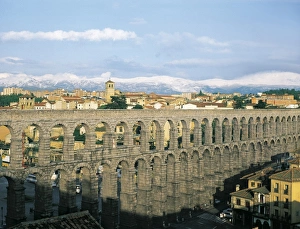 Outdoor Gallery: Aqueduct in Segovia. 1st c. SPAIN. CASTILE AND