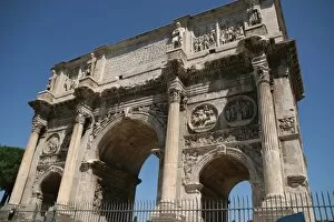 Images Dated 9th August 2005: Arch of Constantine (Arco di Constantino). Triumpahl arch in