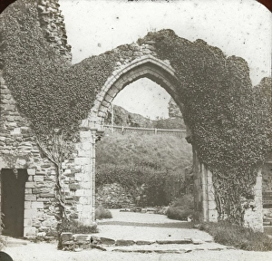 Hastings Gallery: Arch at Hastings Castle, East Sussex, England