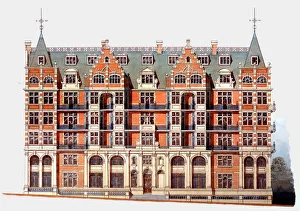 Mechanical Gallery: Architects proposed front elevation, IMechE HQ