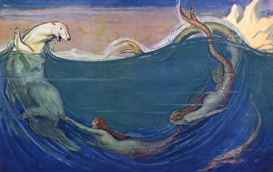 Arctic Antics, drawn by Webster Murray Arctic Antics, drawn by Webster Murray