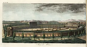The Arena Civica built in 1807 in Milan, Italy The Arena Civica built in 1807 in Milan, Italy