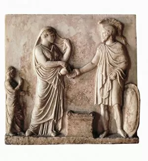 Veneto Collection: Ares and Aphrodite. Greek art