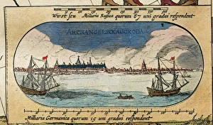 Arkhangelsk, Russia. Le Theatre du Monde. 17th century Arkhangelsk, Russia. Le Theatre du Monde. 17th century