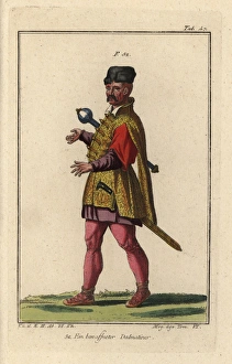 Dalmatia Gallery: An armed man of Dalmatia, 16th century