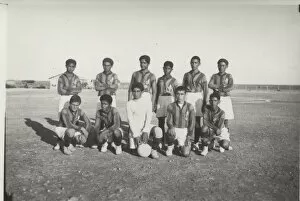Armenian boy scout footballers in Cyprus