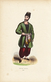 Armenian merchant in hat, jacket, pantaloons Armenian merchant in hat, jacket, pantaloons