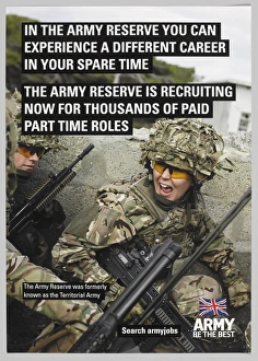 Army Reserve recruiting poster, 2014 Army Reserve recruiting poster, 2014