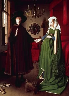 Netherland Gallery: The Arnolfini Portrait by Van Eyck