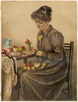 Pursuit Gallery: ARRANGING FLOWERS 1886