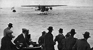 The Arrival of Amelia Earhart at Southampton The Arrival of Amelia Earhart at Southampton