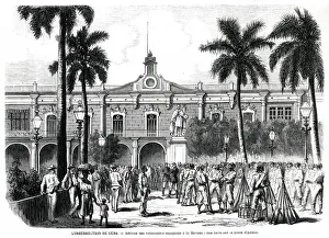 Arrival of Spanish Volunteers at Havana Arrival of Spanish Volunteers at Havana