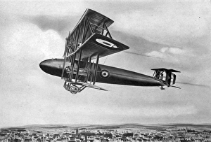 An artists impression of the Tarrant Tabor in flight An artists impression of the Tarrant Tabor in flight