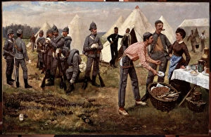 The Artists Rifles in Camp, 1884