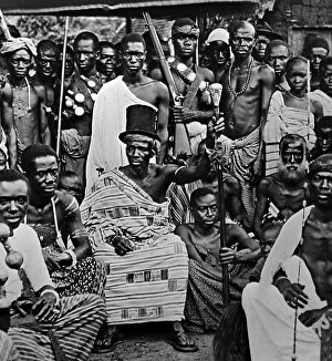 Ghana Collection: An Ashanti Chief - Victorian period