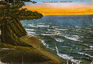 Ashtabula, Ohio, USA - Shoreline of Lake Erie Ashtabula, Ohio, USA - Shoreline of Lake Erie