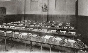 Asile de Petits Orphelins, Menilmontant, Paris - Refectory Asile de Petits Orphelins, Menilmontant, Paris - Refectory