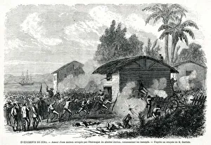 Assault on House by Spanish Soldiers Assault on House by Spanish Soldiers