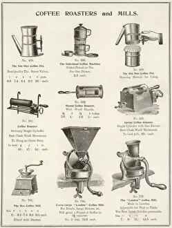 Assortment Gallery: An assortment of coffee roasters and mills