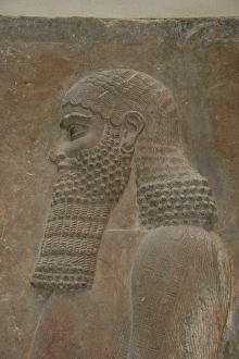 Assyrian Art. Reliefs from Sargon IIs Palace. Civil servan Assyrian Art. Reliefs from Sargon IIs Palace. Civil servan