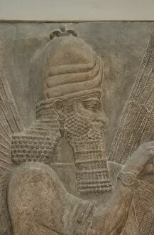 Images Dated 3rd December 2005: Assyrian Art. Reliefs from Sargon IIs Palace. Genius. Dur
