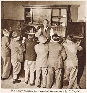 The Astley Institute for potential jockeys run by R. Taylor The Astley Institute for potential jockeys run by R. Taylor