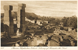Aswan - Egypt. Elephantine Island Aswan - Egypt. Elephantine Island