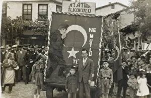 Ataturk Prints: Ataturk Primary School Pupils - Print, 1920s