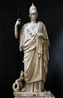 Images Dated 9th April 2009: The Athena Giustiniani. Roman copy of a Greek statue of Pall
