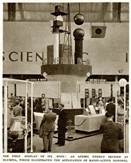 Atomic energy stand at British Industries Fair 1949 Atomic energy stand at British Industries Fair 1949