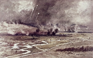 Attack on German positions north of the Aisne, France, WW1 Attack on German positions north of the Aisne, France, WW1