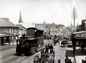 Ethnic Gallery: Australia - Sydney street with steam powered tram