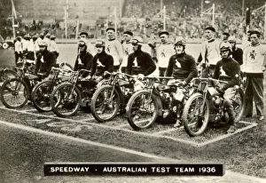 Speedway Gallery: Australian Speedway Team, 1936