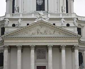 Austria. Vienna. Church of Saint Charles. Pediment Austria. Vienna. Church of Saint Charles. Pediment