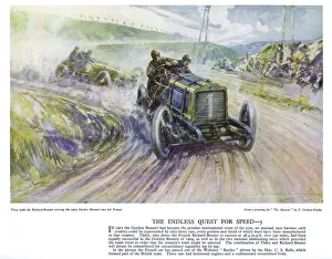 Autocar Poster -- Gordon Bennett race Autocar Poster -- Gordon Bennett race