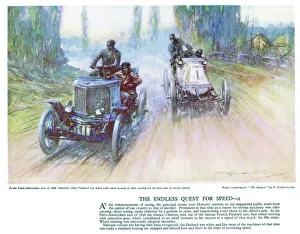 Autocar Poster -- Paris-Amsterdam race Autocar Poster -- Paris-Amsterdam race
