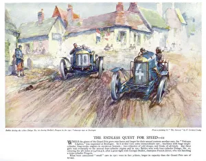 Drivers Gallery: Autocar Poster -- Voiturette race at Boulogne, France