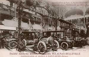 Automobiles Delaunay-Belleville stand - Paris Salon Automobiles Delaunay-Belleville stand - Paris Salon