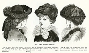 Autumn and winter style hats 1882 - 83 Autumn and winter style hats 1882 - 83