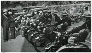 Speedway Gallery: Auxiliary Fire Brigade riders, September 1939
