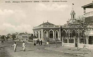 Avenue Roume in Dakar, Senegal