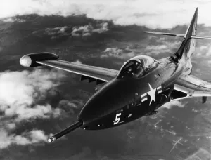 Grumman F9F Panther US Navy Print 1952