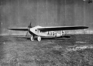 Images Dated 26th January 2014: Avro 560 as flown by Bert Hinkler at the Lympne Light Aeropl