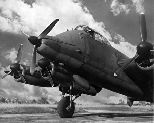 <b class=qtipBold><figcaption>Avro Lancaster modified</figcaption></b><br>Avro Lancaster modified to test an Armstrong Siddeley Mamba in the nose. Date:<br><em>© The Royal Aeronautical Society (National Aerospace Library) / Mary Evans Picture Library</em> Avro Lancaster modified