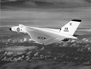 <b class=qtipBold><figcaption>Avro Vulcan B1 XA900</figcaption></b><br>Avro Vulcan B1, XA900. Date:<br><em>© Mary Evans Picture Library 2015 - https://copyrighthub.org/s0/hub1/creation/maryevans/MaryEvansPictureID/10839988</em> Avro Vulcan B1 XA900