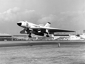 <b class=qtipBold><figcaption>Avro Vulcan B1 XA903</figcaption></b><br>Avro Vulcan B1, XA903, used as an engine testbed for the Turbo Union RB199 for the Panavia Tornado. Date:<br><em>© The Royal Aeronautical Society (National Aerospace Library) / Mary Evans Picture Library</em> Avro Vulcan B1 XA903