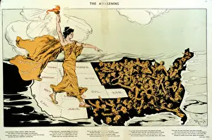 Votes for Women Print, 1915: The Awakening