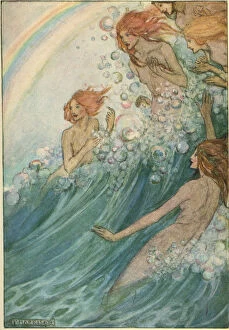 Harrison Gallery: Whither away? Illustration by Florence Harrison of Tennysons poem