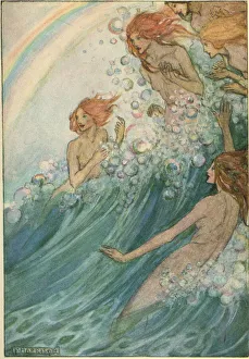 Whither away? Illustration by Florence Harrison of Tennyson's poem Whither away? Illustration by Florence Harrison of Tennyson's poem