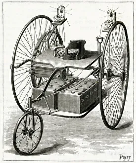 Ayrton & Perry's electric tricycle 1883 Ayrton & Perry's electric tricycle 1883